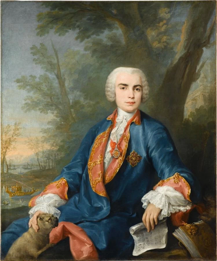 Ritratto del soprano Carlo Broschi, il Farinelli